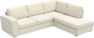 Friday - 2,5-sits soffa med divan höger - Beige