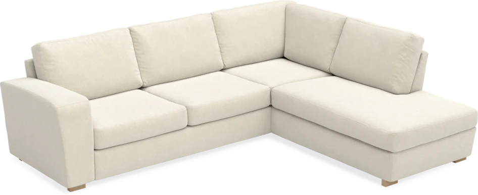 Friday - 2,5-sits soffa med divan höger - Beige