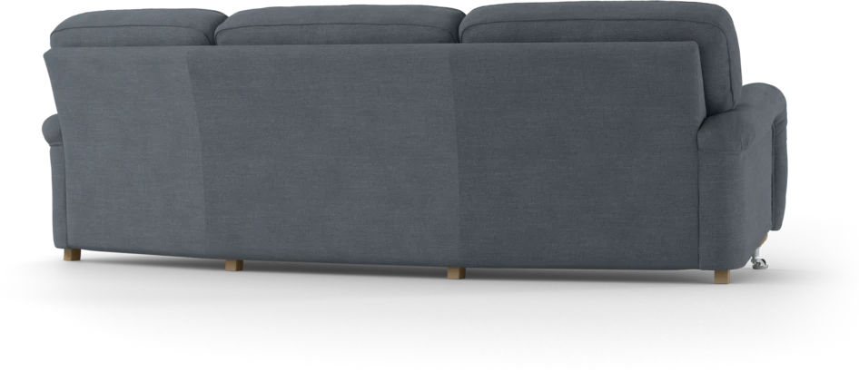 Oxford - 3-sits soffa svängd - Blå