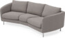 Madison - 3-sits soffa svängd, 70 cm - Grå