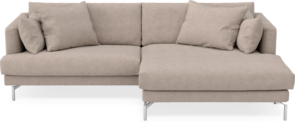 Harper - 4-sits med schäslong XL höger - Beige