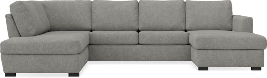 Friday - 3-sits soffa med divan vänster och schäslong höger - Grå