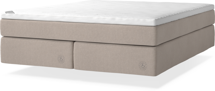 Cape Farewell - Kontinentalsäng, dubbelsäng med svävande utseende - Beige