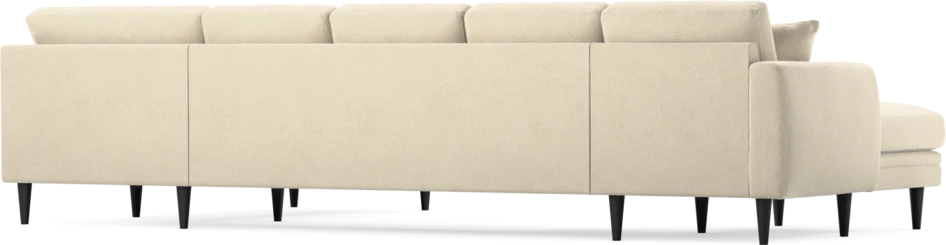 Eden - 3-sits soffa med schäslong vänster och divan höger - Beige