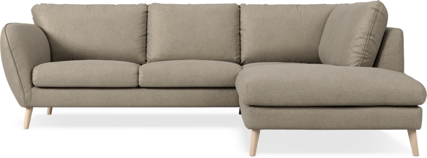 Madison - 2-sits soffa med divan höger - Beige