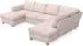 Friday - 3-sits soffa med schäslong vänster och divan höger - Rosa