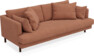 Harper - 3-sits soffa, hel dyna - Orange