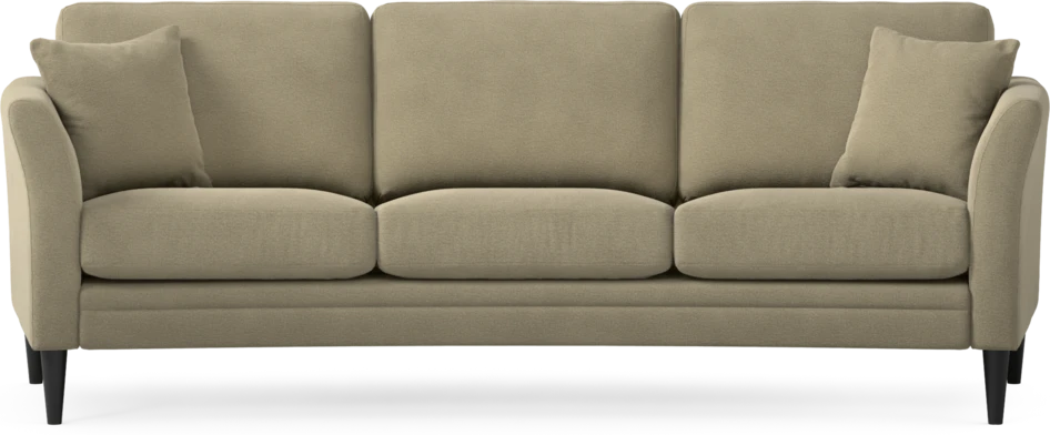 Eden - 3-sits soffa svängd - Beige