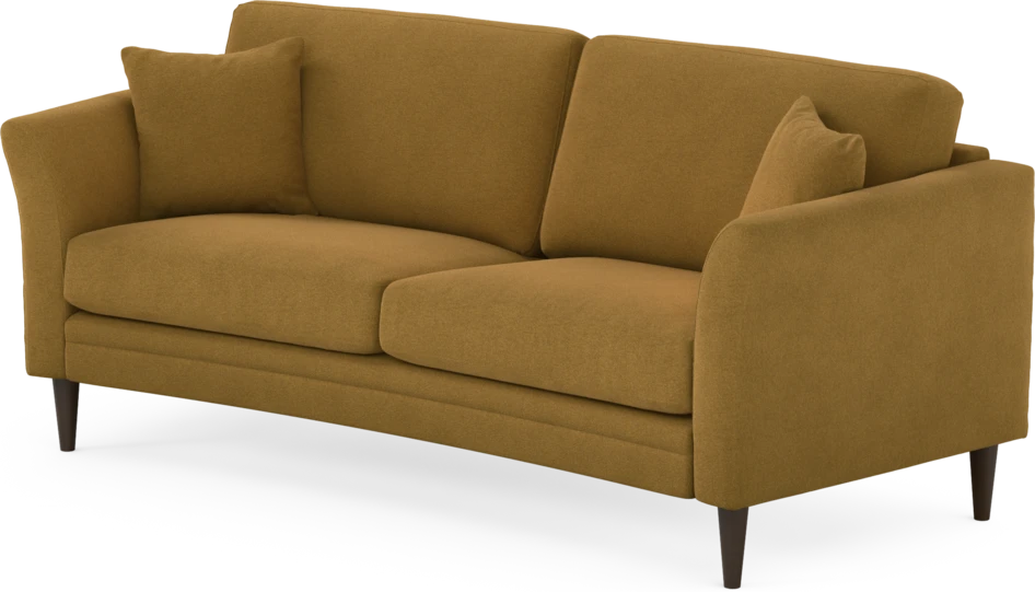 Eden - 2,5-sits soffa svängd - Gul