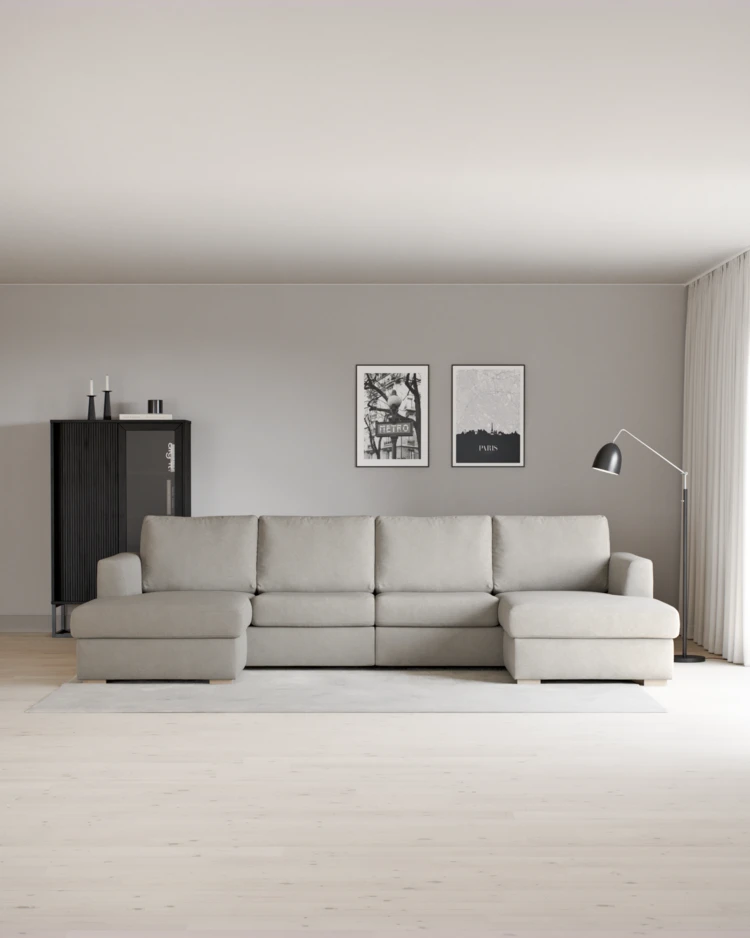 Friday - 2-sits soffa med två schäslonger - inspiration