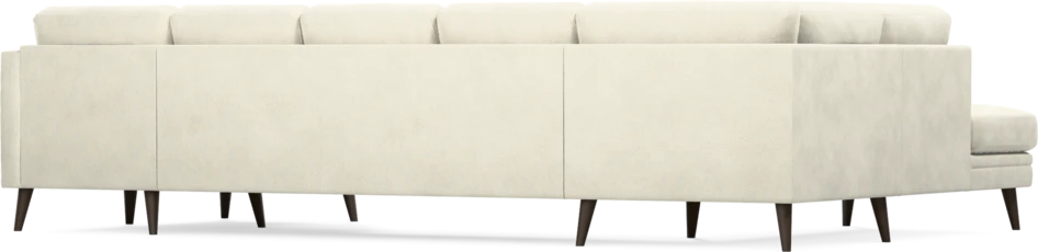 Eden - 3-sits soffa med divan vänster och schäslong höger - Vit