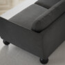 Madison Lux - 2-sits soffa med divan vänster och schäslong höger - Grå