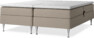 Delux Sense - Ställbar säng, dubbelsäng med bäddmadrass - Beige