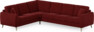 Eden - Hörnsoffa, 2+3-sits - Röd
