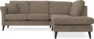 Eden - 2-sits soffa med divan - Gul