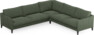 Winston - Hörnsoffa, 3+2-sits - Grön