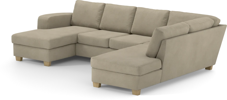 Friday - 3-sits soffa med schäslong vänster och divan höger - Beige