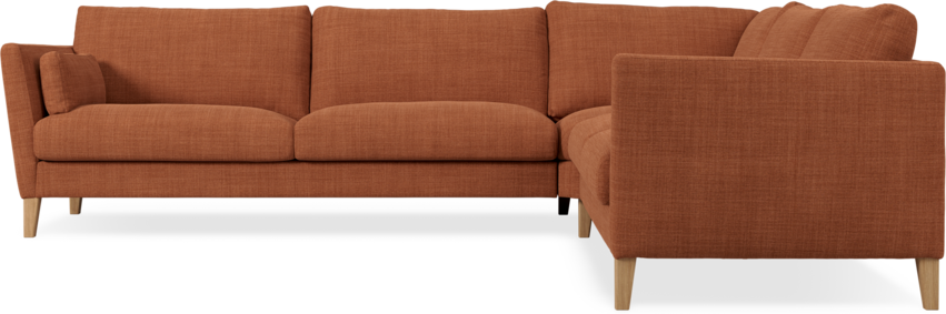 Winston - Hörnsoffa, 3+2-sits - Orange