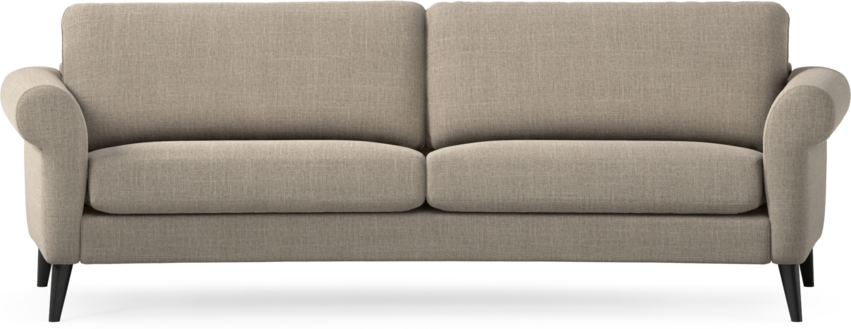 Bridge - 3-sits soffa svängd - Beige