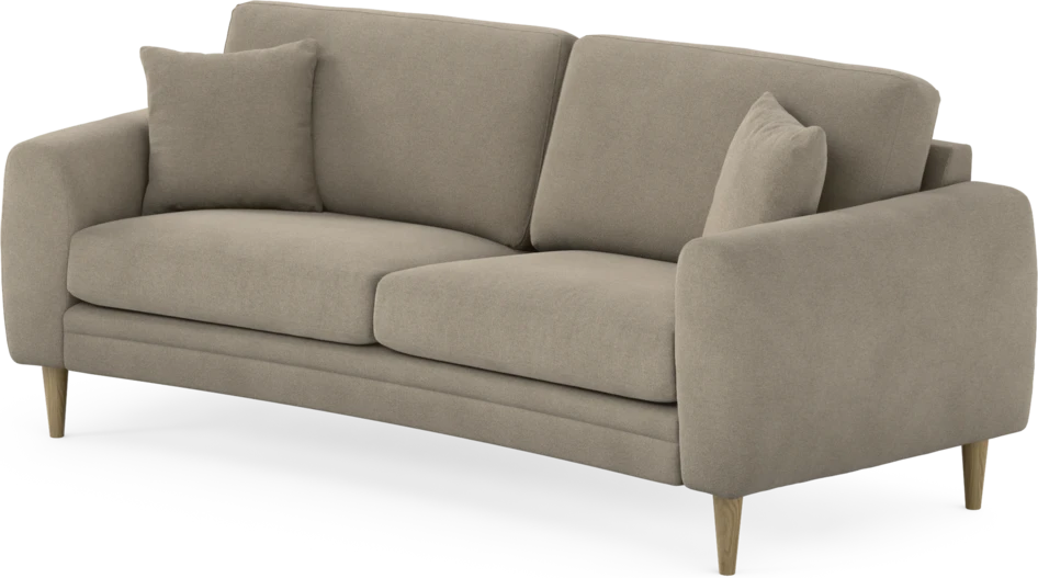 Eden - 2,5-sits soffa svängd - Beige