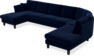 Eden - 3-sits soffa med schäslong vänster och divan höger - Blå