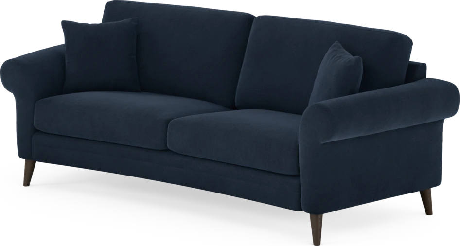 Eden - 2,5-sits soffa svängd - Blå