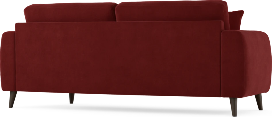 Eden - 2,5-sits soffa svängd - Röd