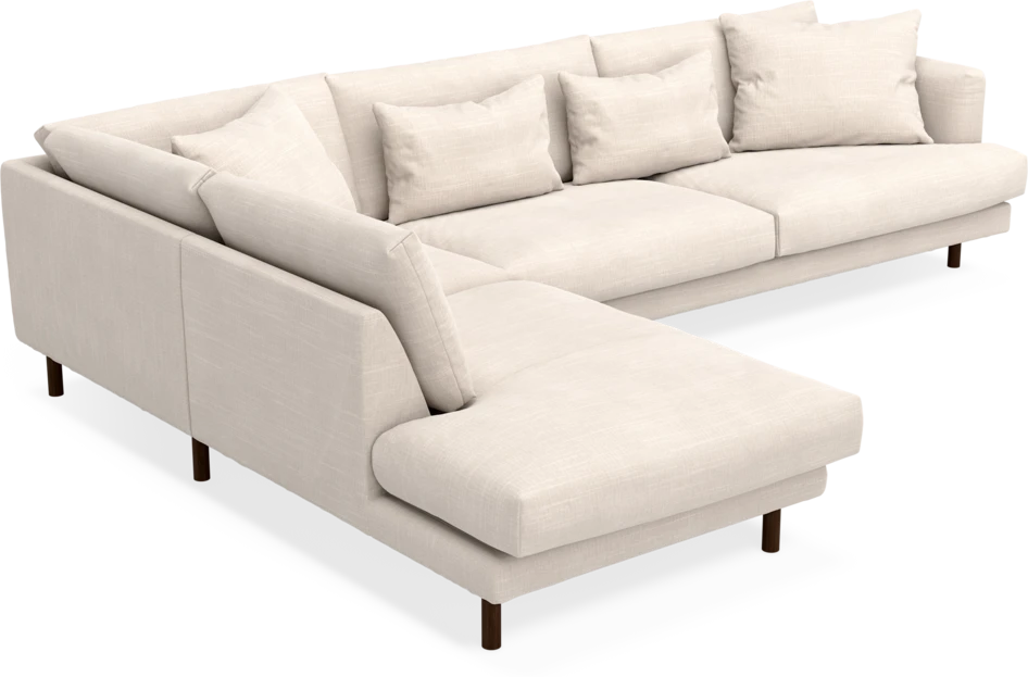 Harper - 3-sits soffa med divan vänster - Beige