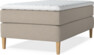 Delux Dream - Kontinentalsäng, enkelsäng 120 cm med bäddmadrass - Beige