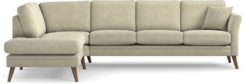 Eden - 3-sits soffa med divan - Beige