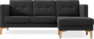 Rio - 3-sits soffa med schäslong höger - Grå