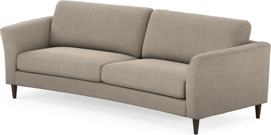 Bridge - 3-sits soffa svängd - Beige