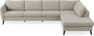 County - 3-sits soffa med divan höger - Beige