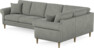 Eden - Hörnsoffa, 3+1-sits - Grå