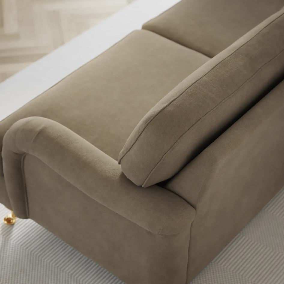 Oxford - 3-sits soffa svängd - Beige