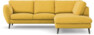 Madison Lux - 2-sits soffa med divan höger - Gul