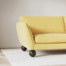 Madison - 3-sits soffa med divan vänster - Gul