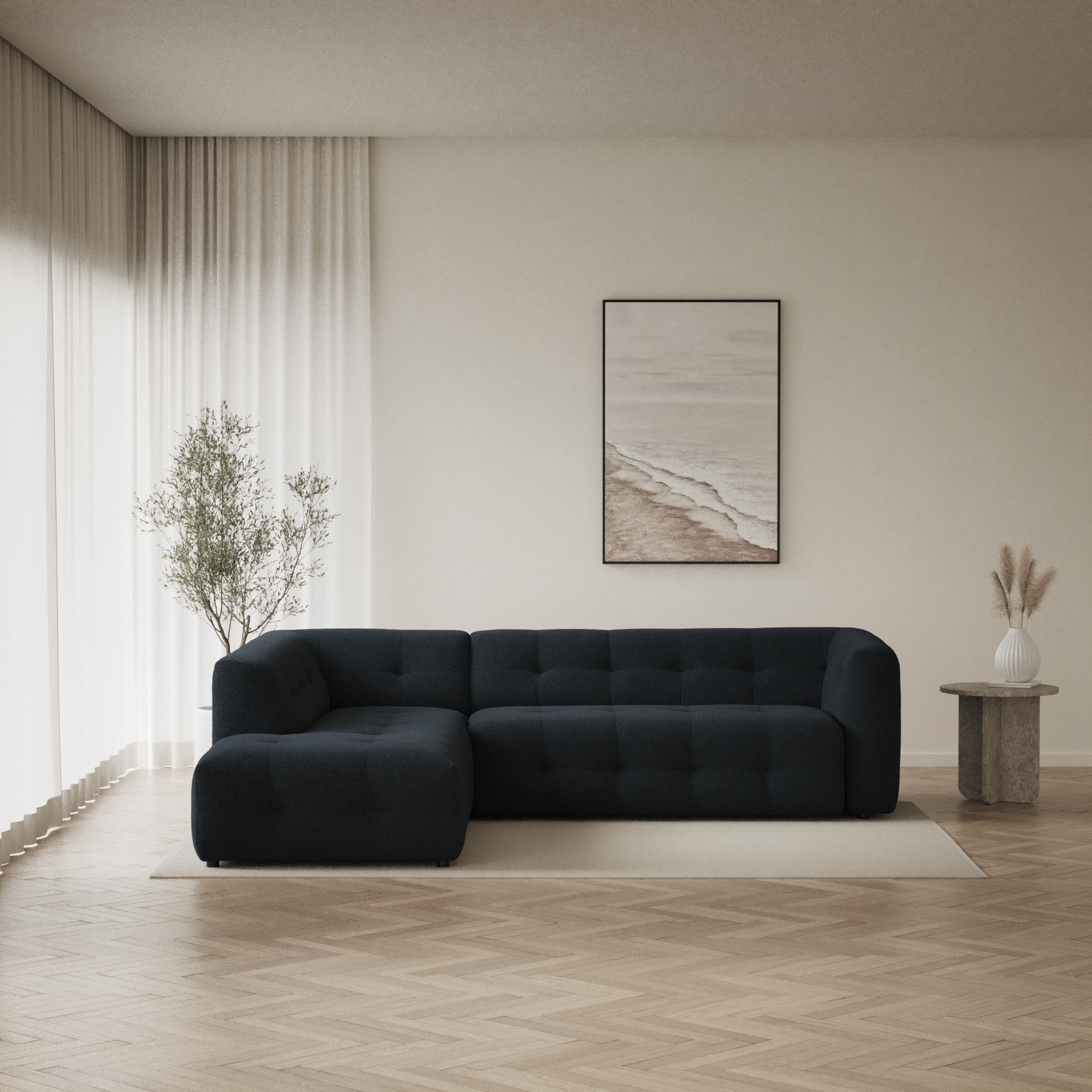 Bella - 3-sits soffa med divan vänster - inspiration