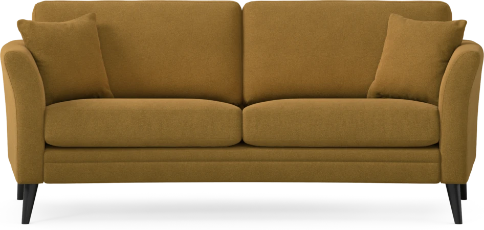 Eden - 2,5-sits soffa svängd - Gul