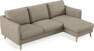 Madison - 2-sits soffa med schäslong höger - Beige