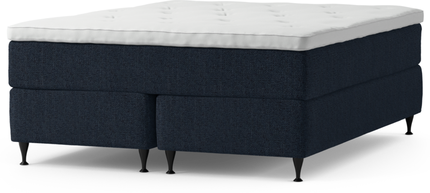 Delux Exclusive - Kontinentalsäng, dubbelsäng med bäddmadrass och sängben