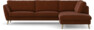 Madison Lux - 3-sits soffa med divan höger - Orange