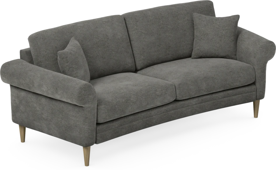 Eden - 2,5-sits soffa svängd - Grå