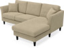 Eden - 2-sits soffa med schäslong - Beige