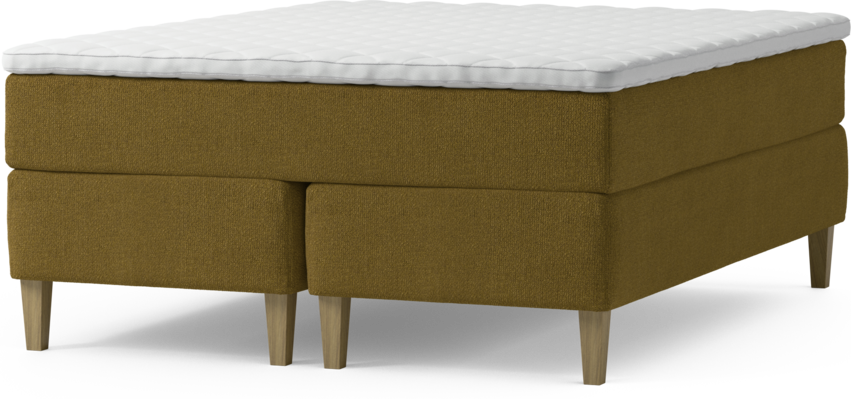 Delux Dream - Kontinentalsäng, dubbelsäng med bäddmadrass och sängben