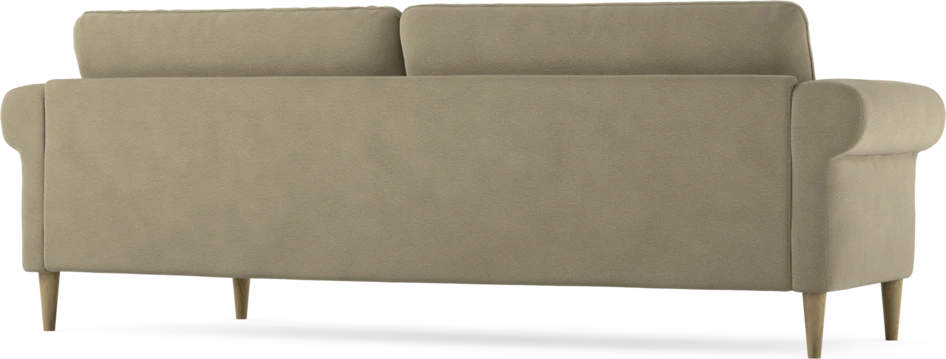 Bridge - 3-sits soffa svängd - Beige