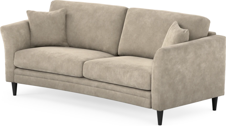 Eden - 2,5-sits soffa svängd - Beige