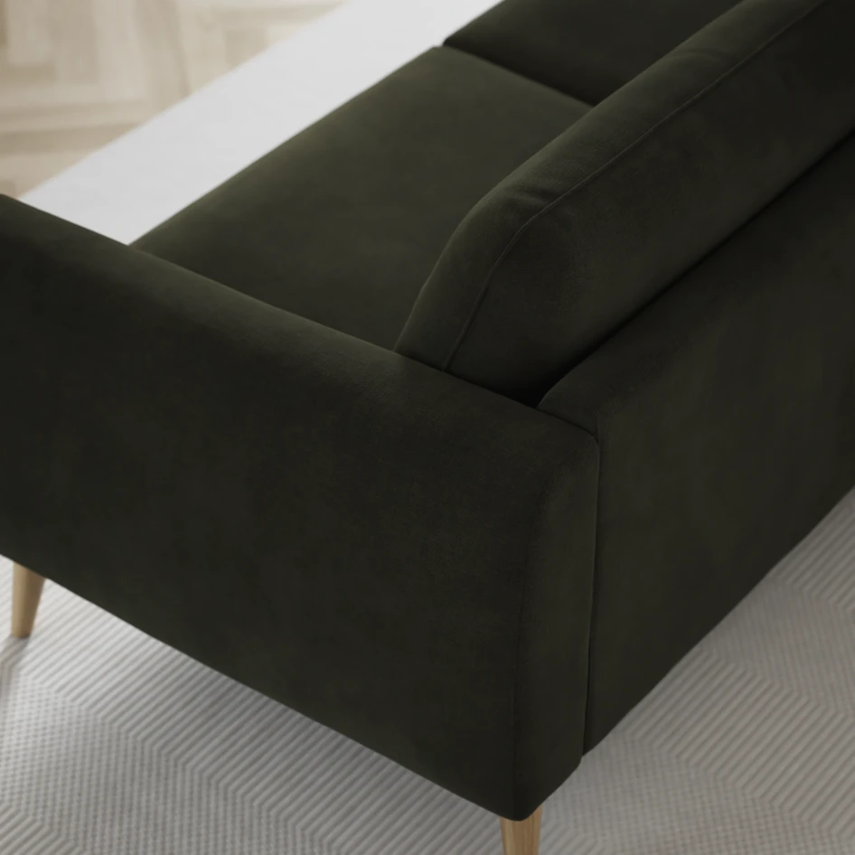 Bridge - 4-sits soffa - Grön