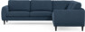 Bridge - Hörnsoffa, 2+2-sits - Blå