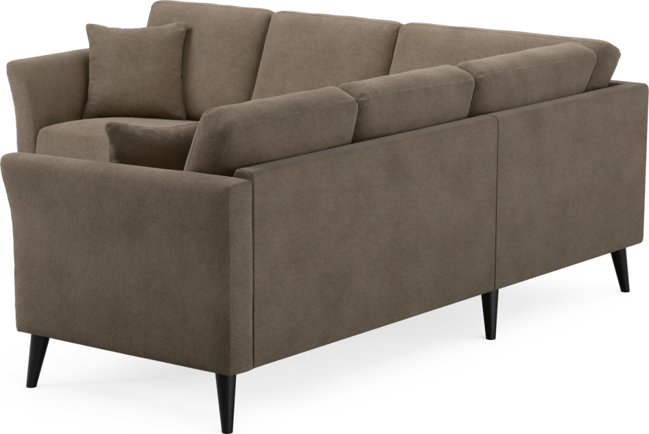 Eden - Hörnsoffa, 2+2-sits - Brun